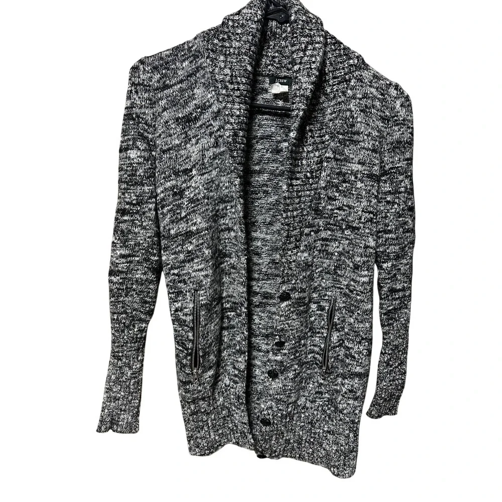 J.Crew‎ Fall 2010 Merino Wool Blend Shawl Collar Cardigan Sweater Size Small